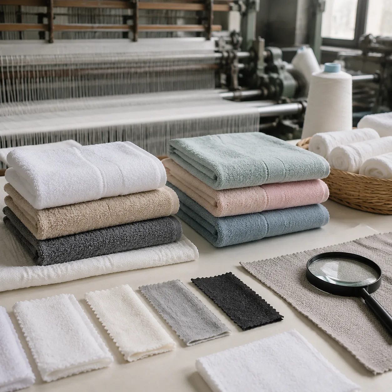Factory inspection table for a low moq towels supplier audit checklist before towel production