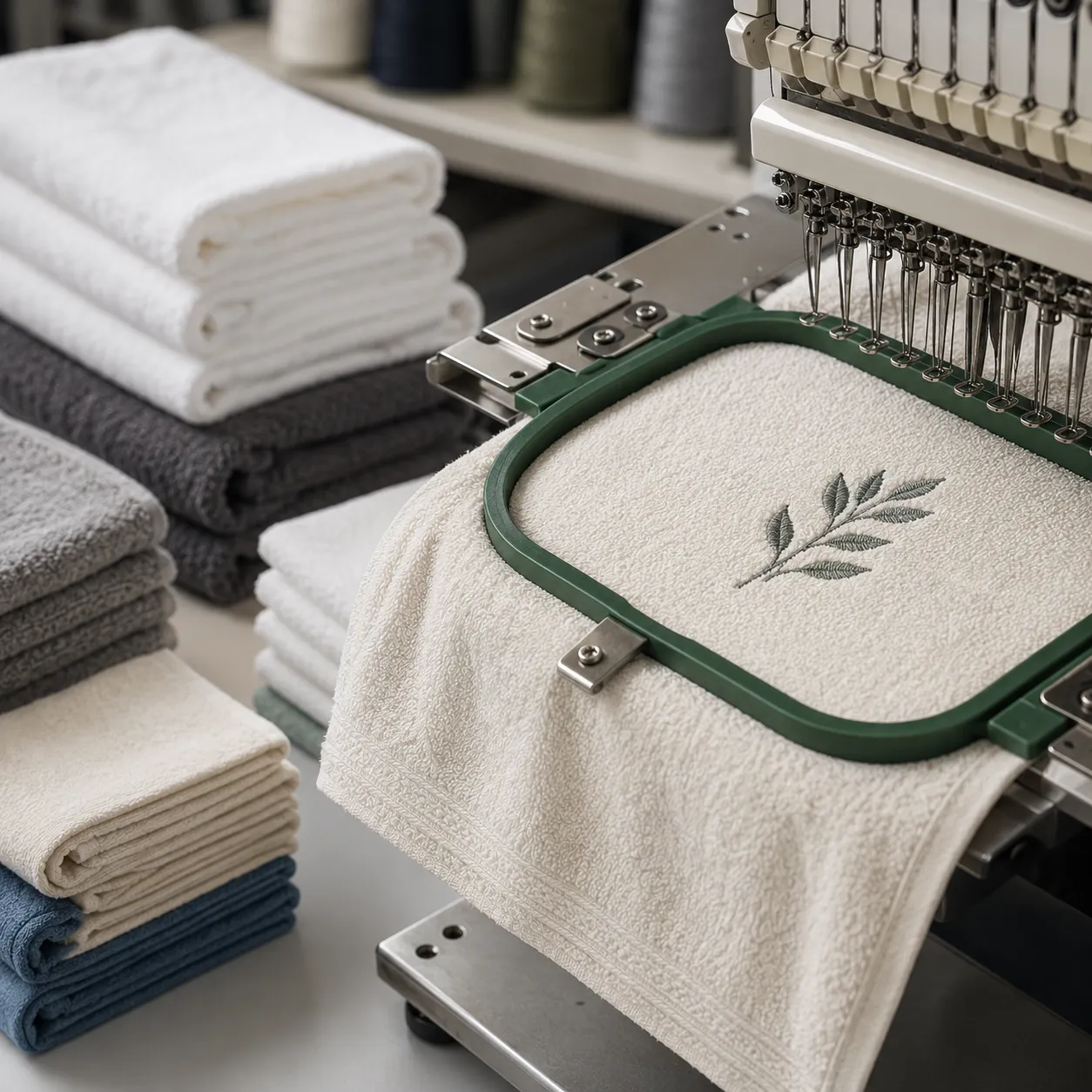Factory embroidery frame for embroidered hand towel moq negotiation guide sampling review