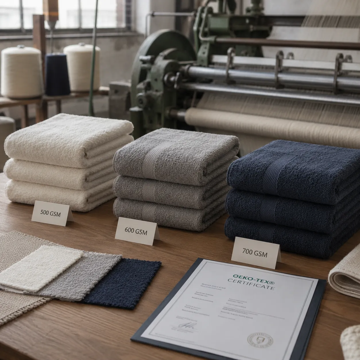 Lab and QC review for oeko tex certified towel colorfastness test protocol in bulk towel production